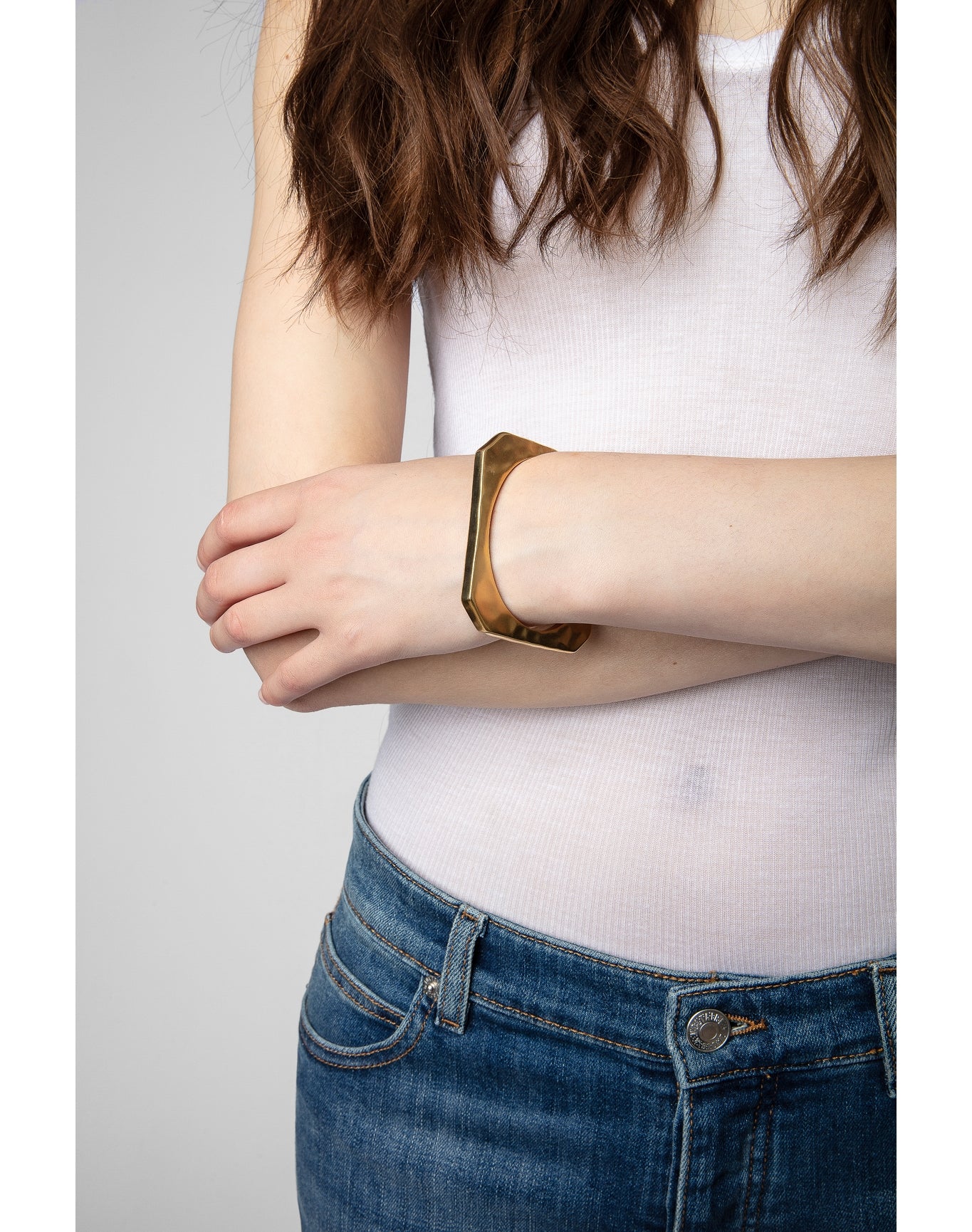 Women | Cecilia Bangle | Old Gold