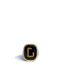 Women | Cecilia Signet Ring | Shiny Gun