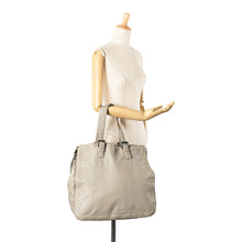 Bottega Veneta | Pre-Owned Leather Intrecciato Side Zip Tote | Gray