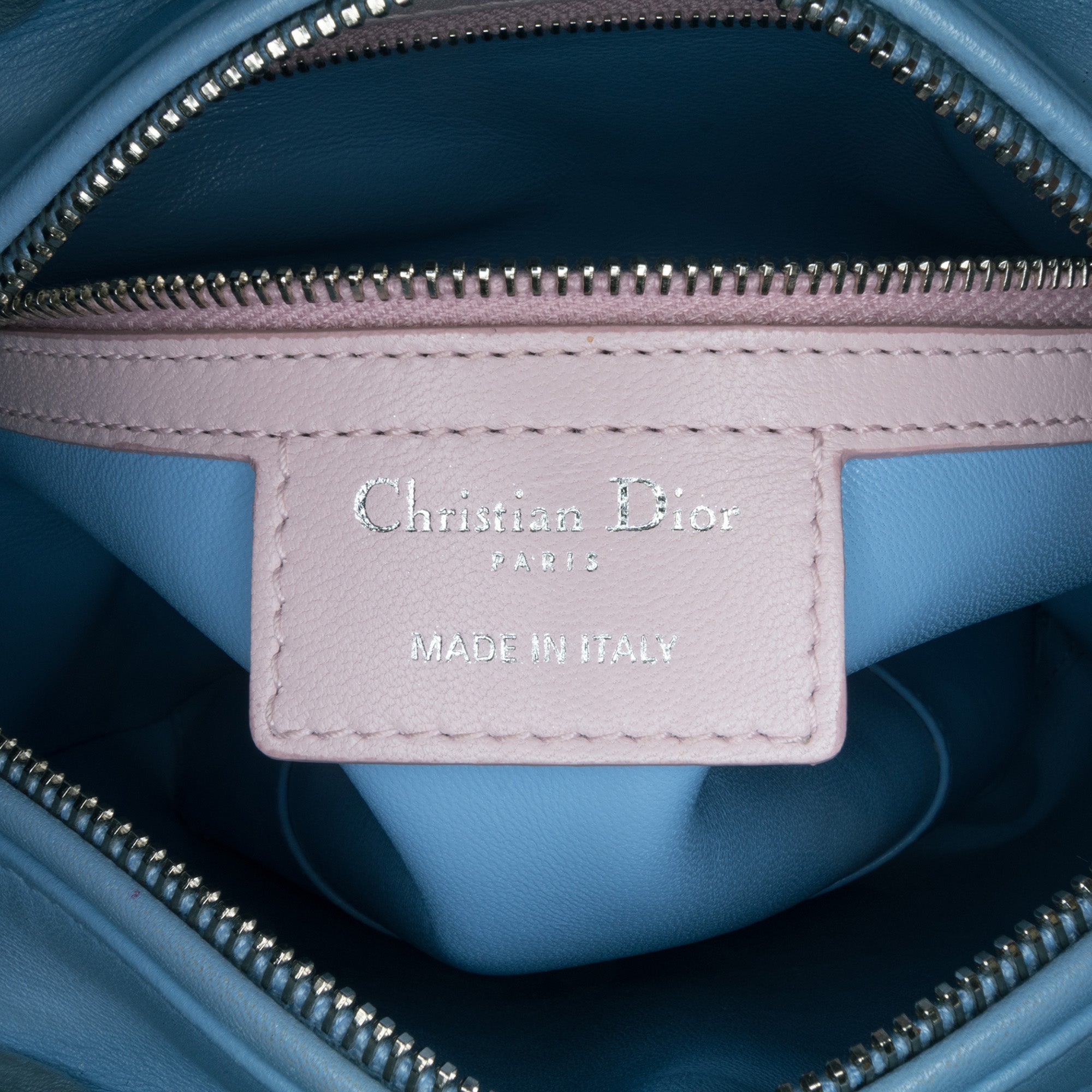 Dior | Pre-Owned Medium Tricolor Lambskin Cannage Lady - II | Purple/Red