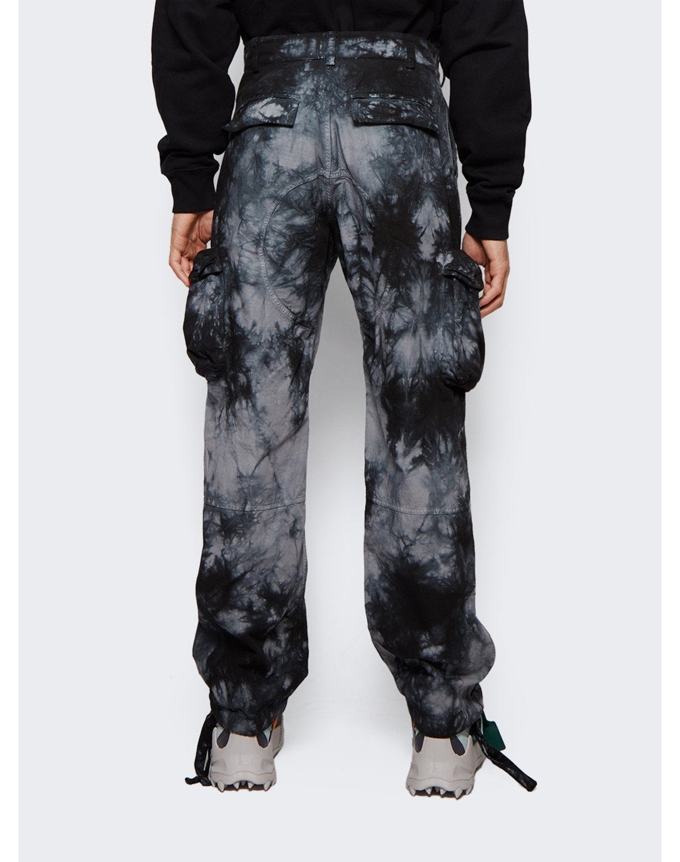 Off-White | Men | Bounce Tie-dye Ripstop Cargo Pant | Light Grey