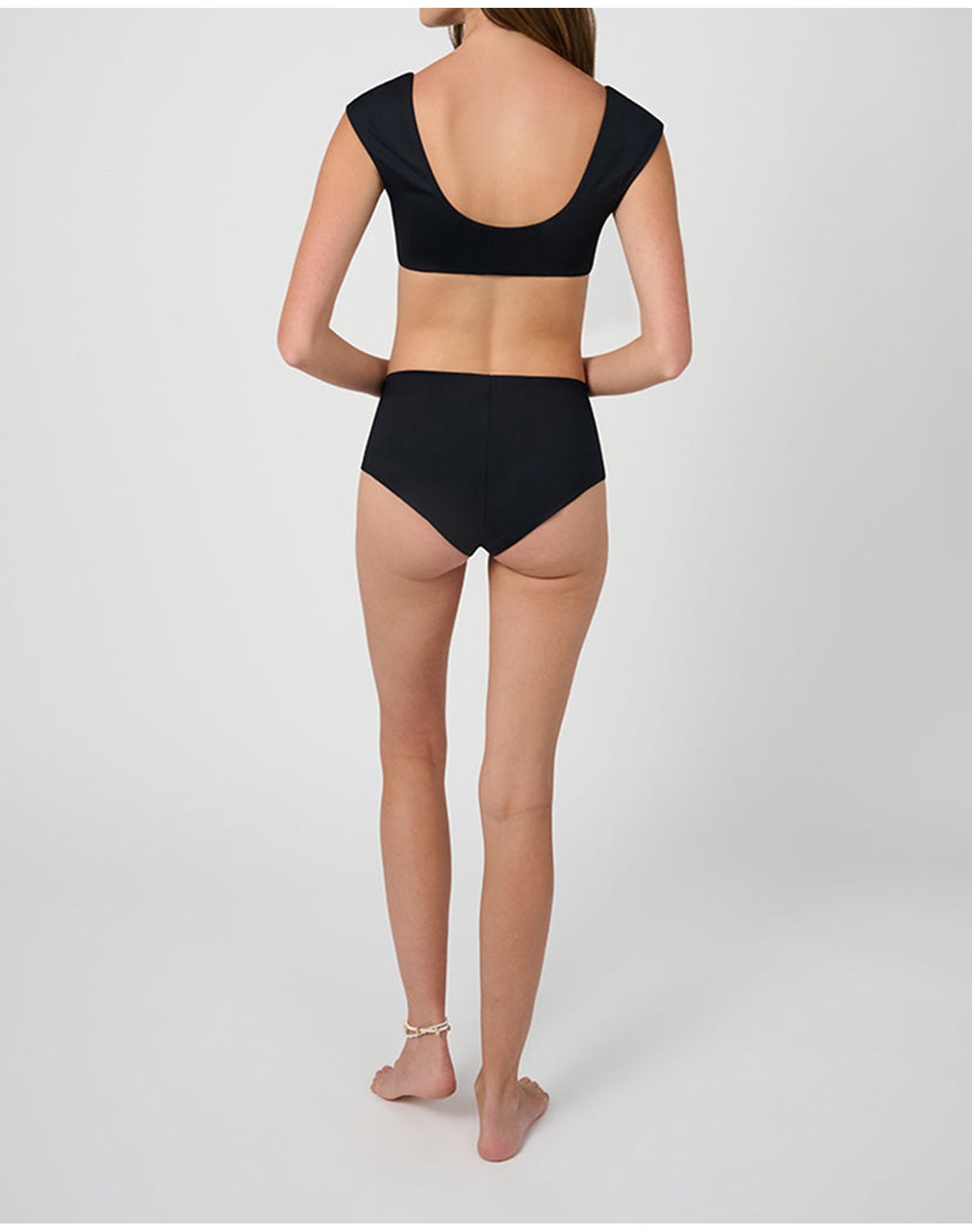 Off Shoulder Bikini Top | Black