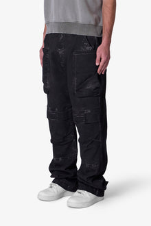 Oil Stretch Cargo Pants | Brown