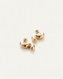 Ola Earrings - Small | Gold Tone Dipped Brass