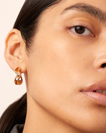 Ola Hoops | Gold Tone Dipped Brass