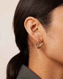 Ola Hoops | Gold Tone Dipped Brass