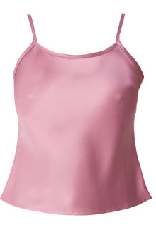Olivette Satin Top - Blush Pink - Self - Adore