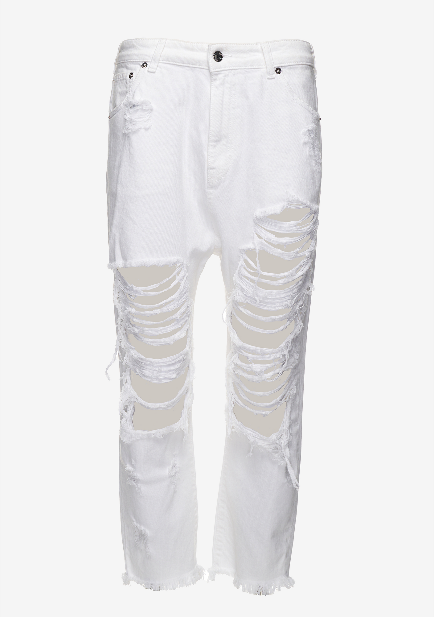 Womens | Omar Drop Boyfriend Jean | Optic White