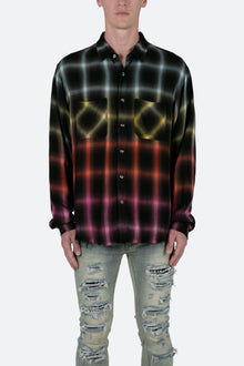 Ombre Flannel Shirt | Multi