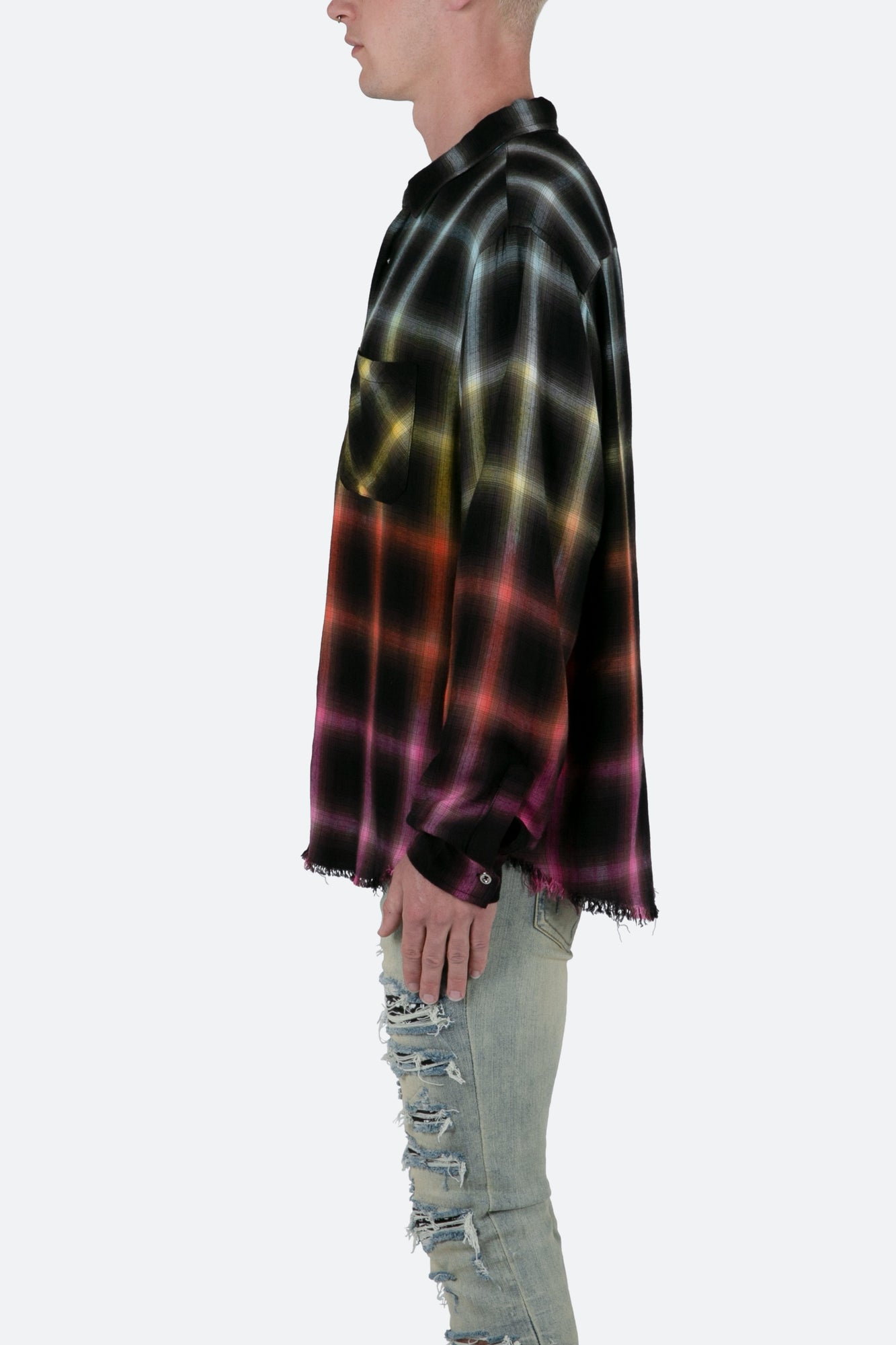 Ombre Flannel Shirt | Multi