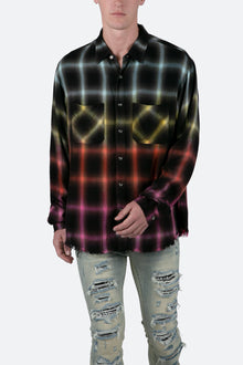 Ombre Flannel Shirt | Multi