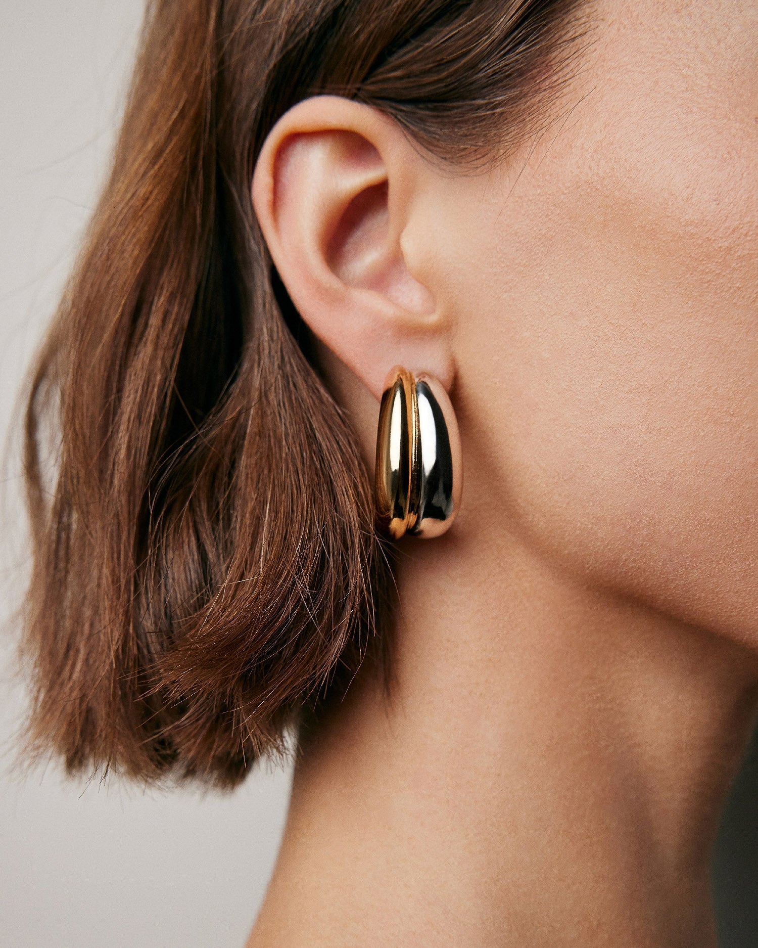 Model wearing huggies