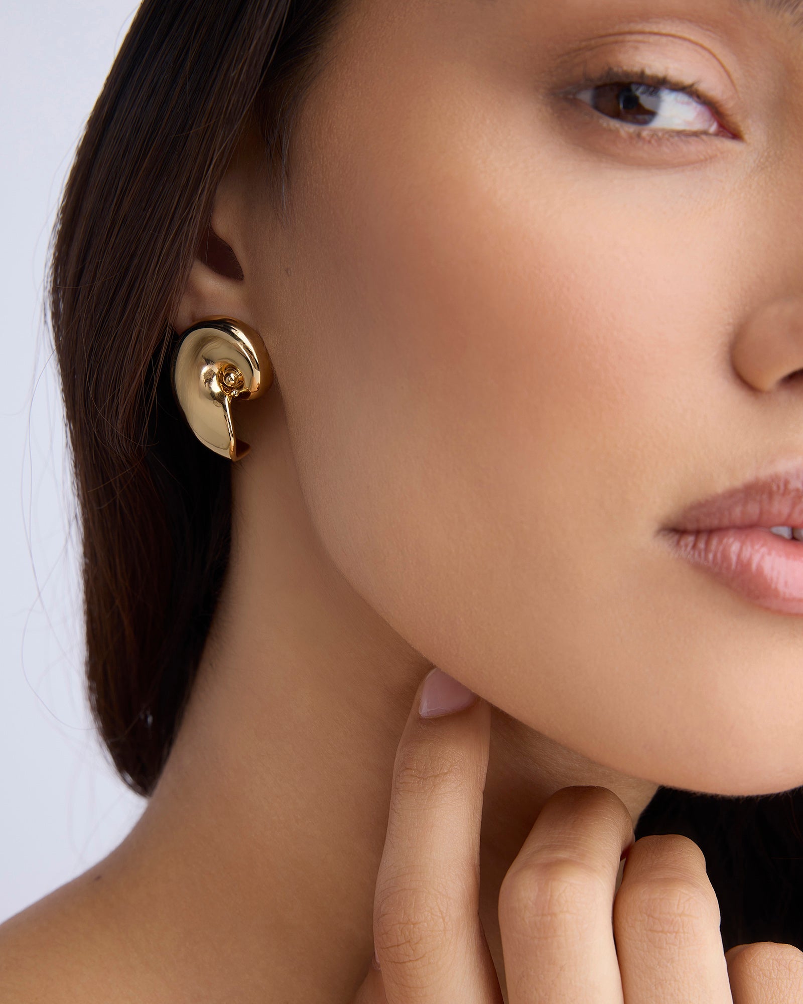 Puffy Shell Earrings