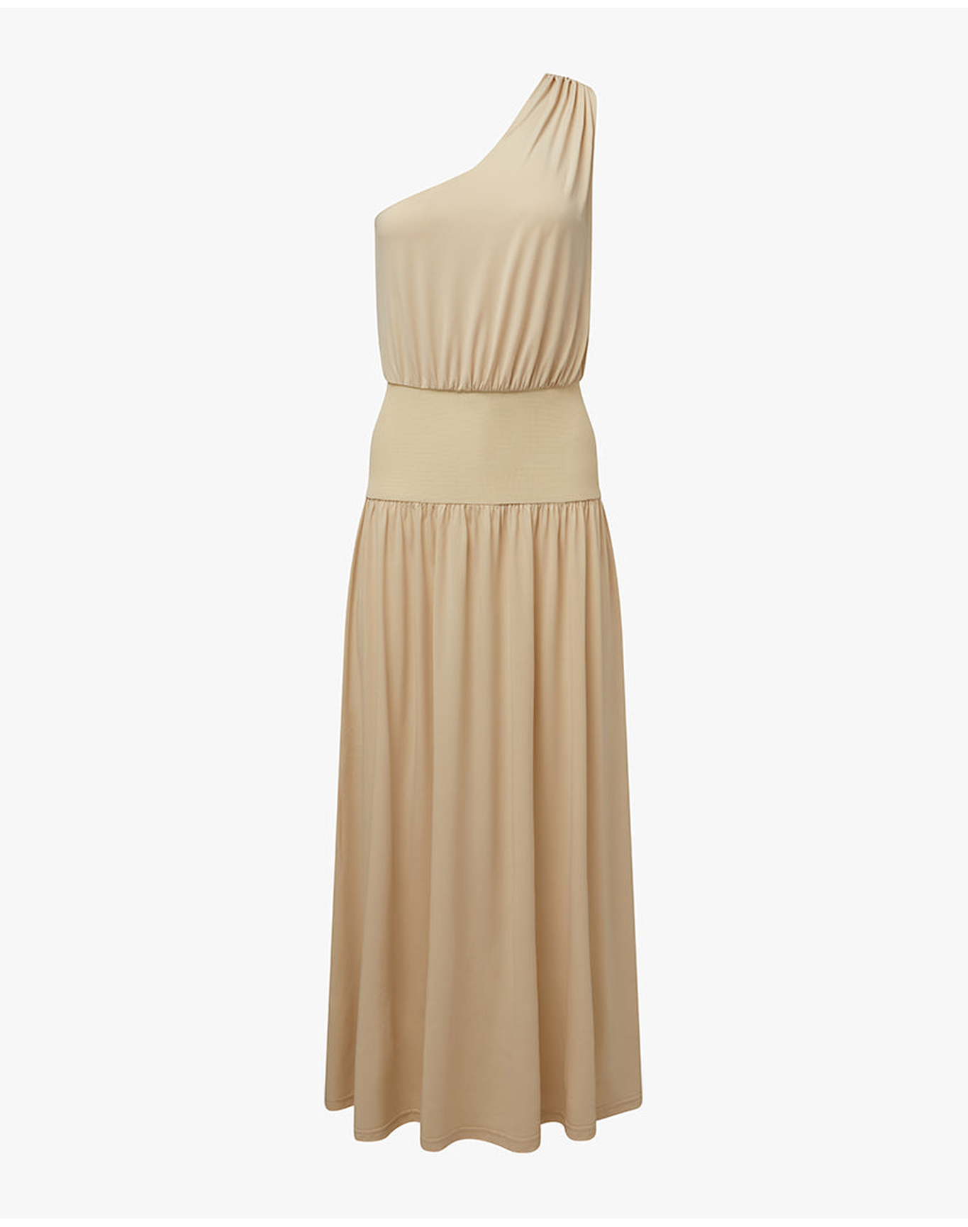 One Shoulder Maxi Dress | Wood Ash