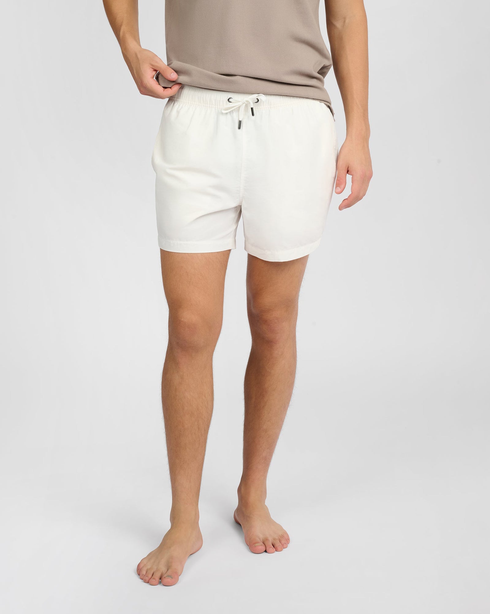 Mens | Charles 5" Swim Trunk | White