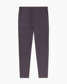 Womens | Garment Dye Elastic Chino Pant | Charcoal