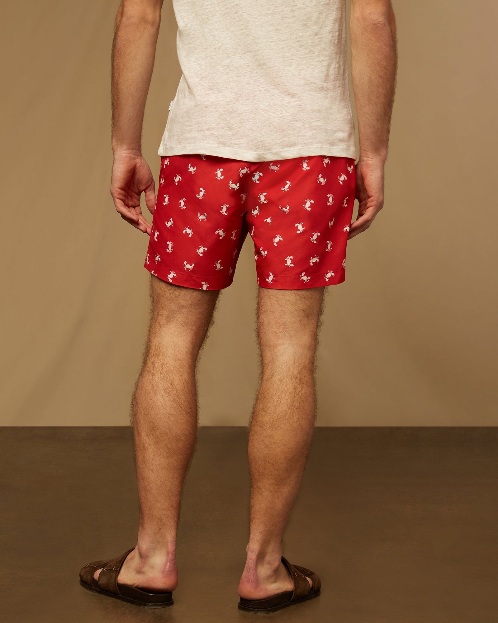 Mens | Charles 5" Swim Trunk - S2023 | Red White