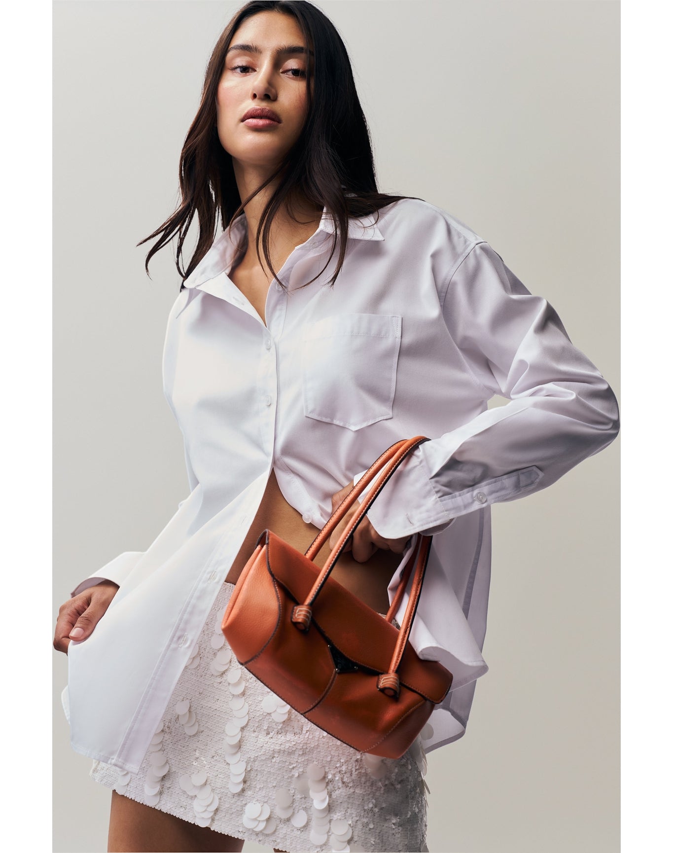 Oona Button Down | White