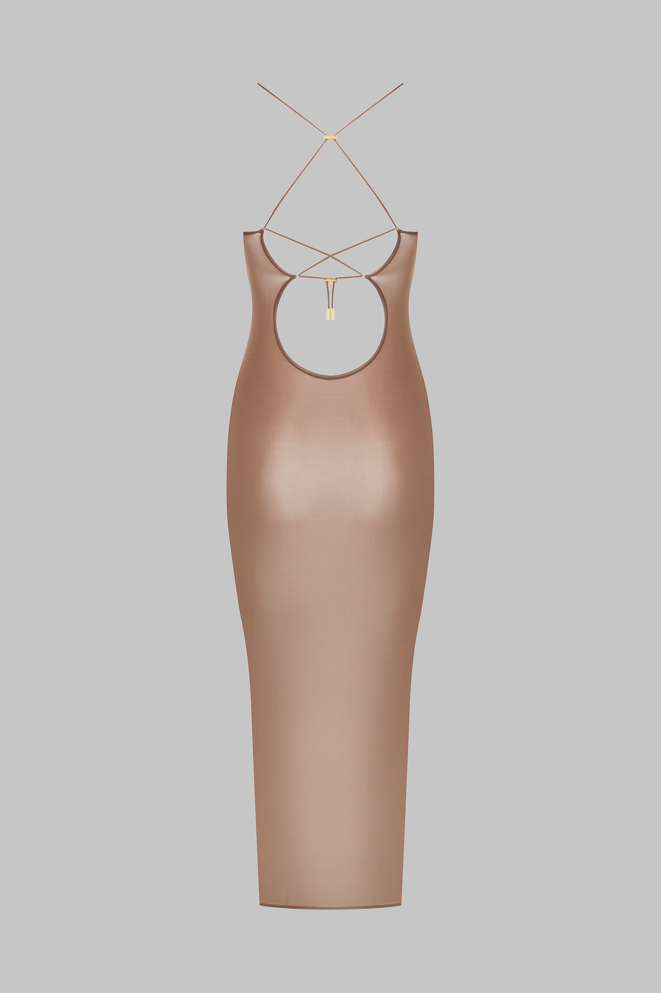Midi Open Back Dress - French Kiss Light
