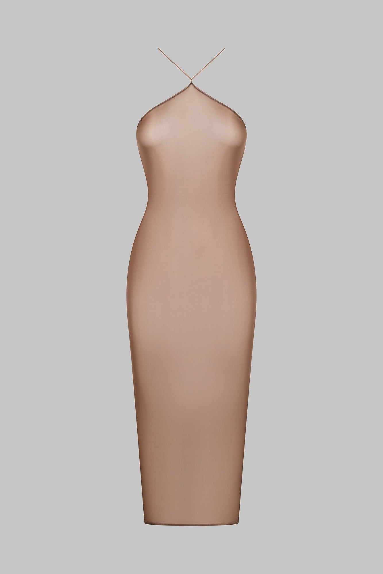Midi Open Back Dress - French Kiss Light