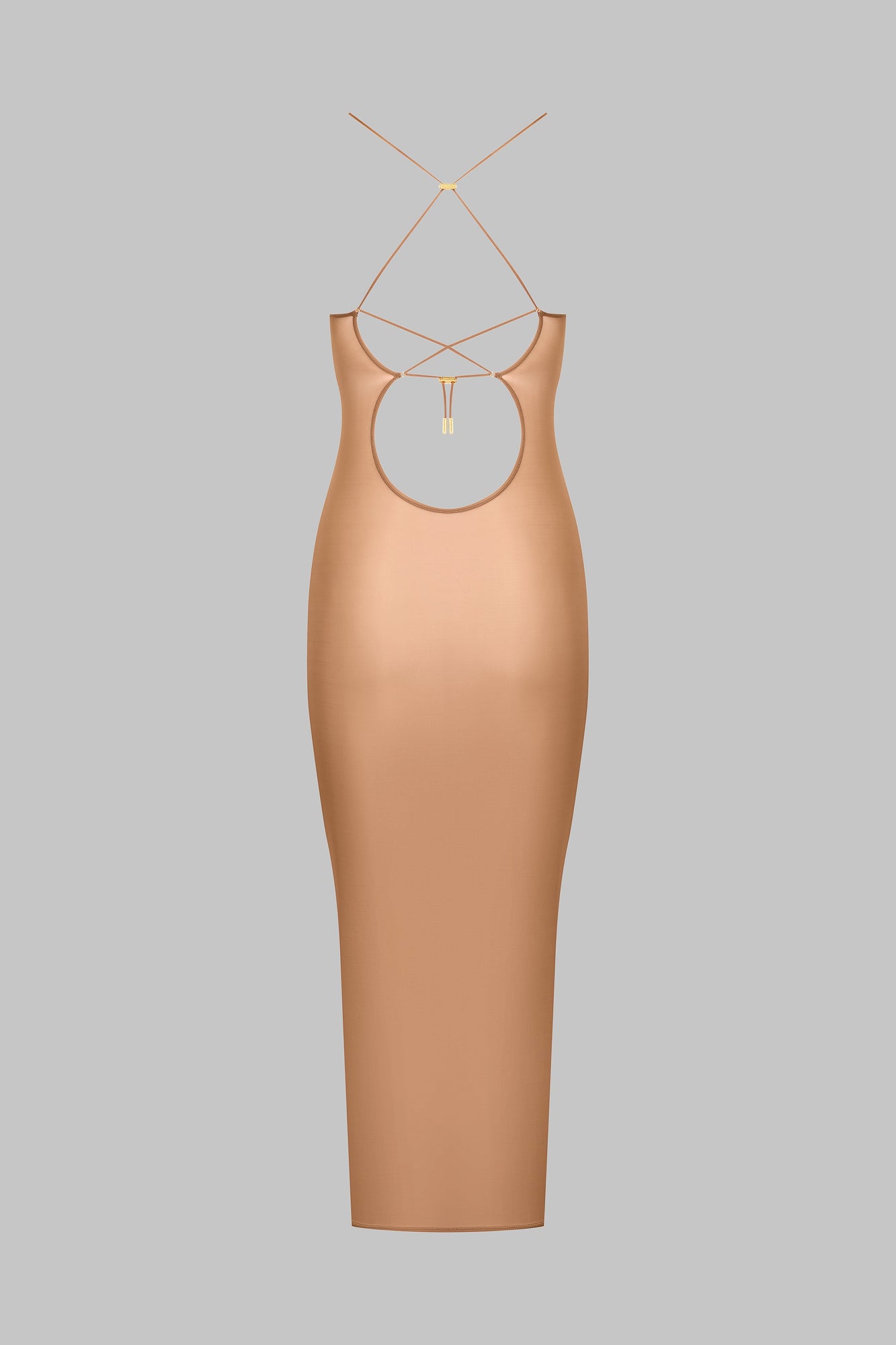Midi Open Back Dress - French Kiss Light