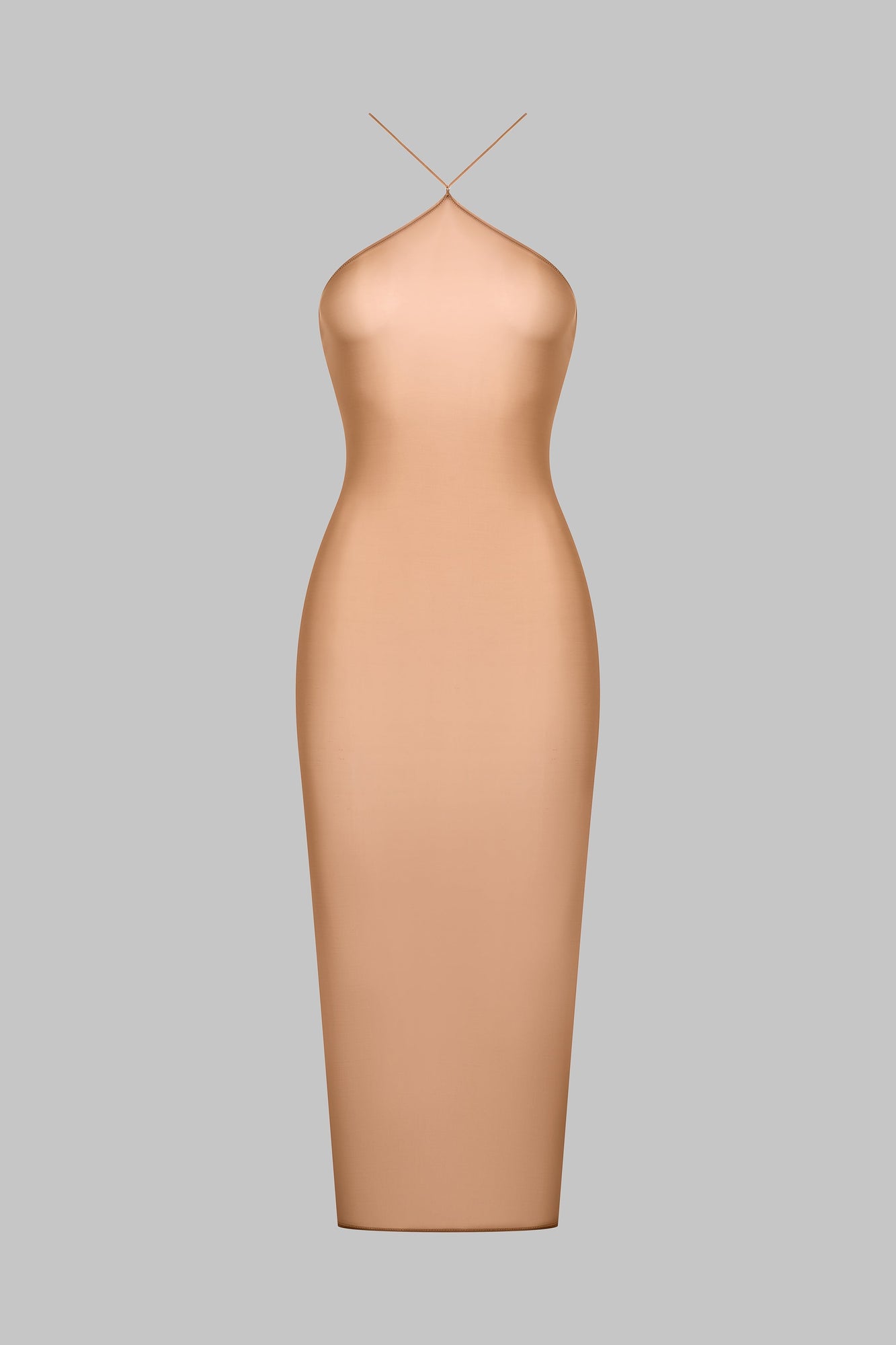 Midi Open Back Dress - French Kiss Light