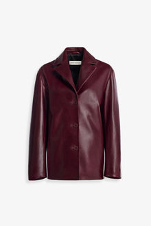 Opus | Relaxed Leather Blazer | Mure