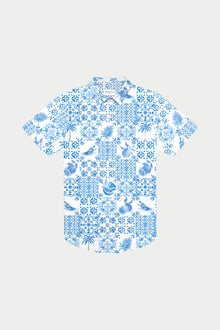 Orange Ceramic Weekend Shirt | Blue