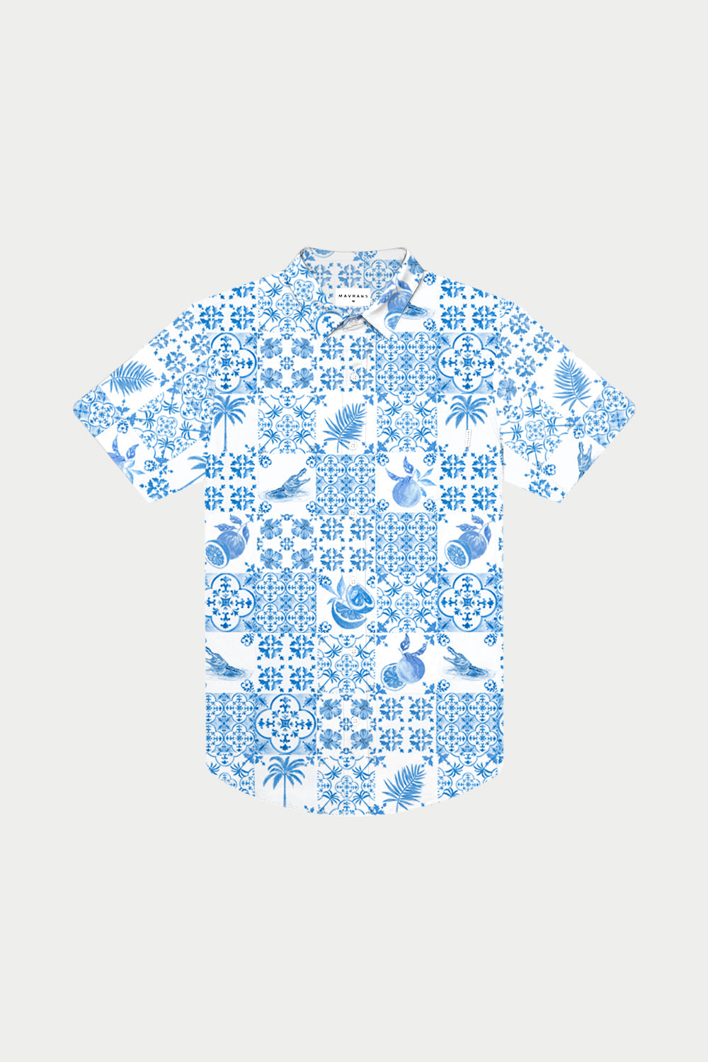 Orange Ceramic Weekend Shirt | Blue