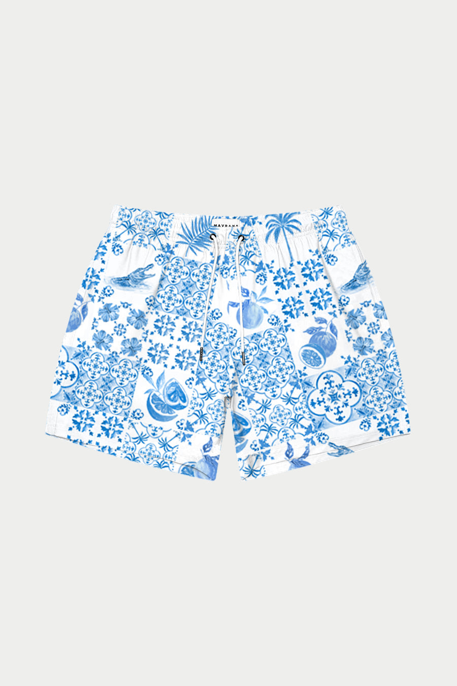 Orange Ceramic Swim Short | Blue