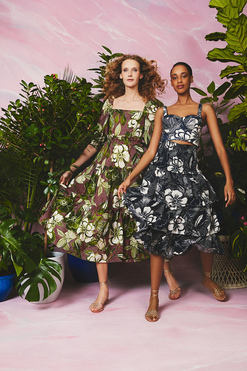 Claudine Top | Black Birds of Paradise