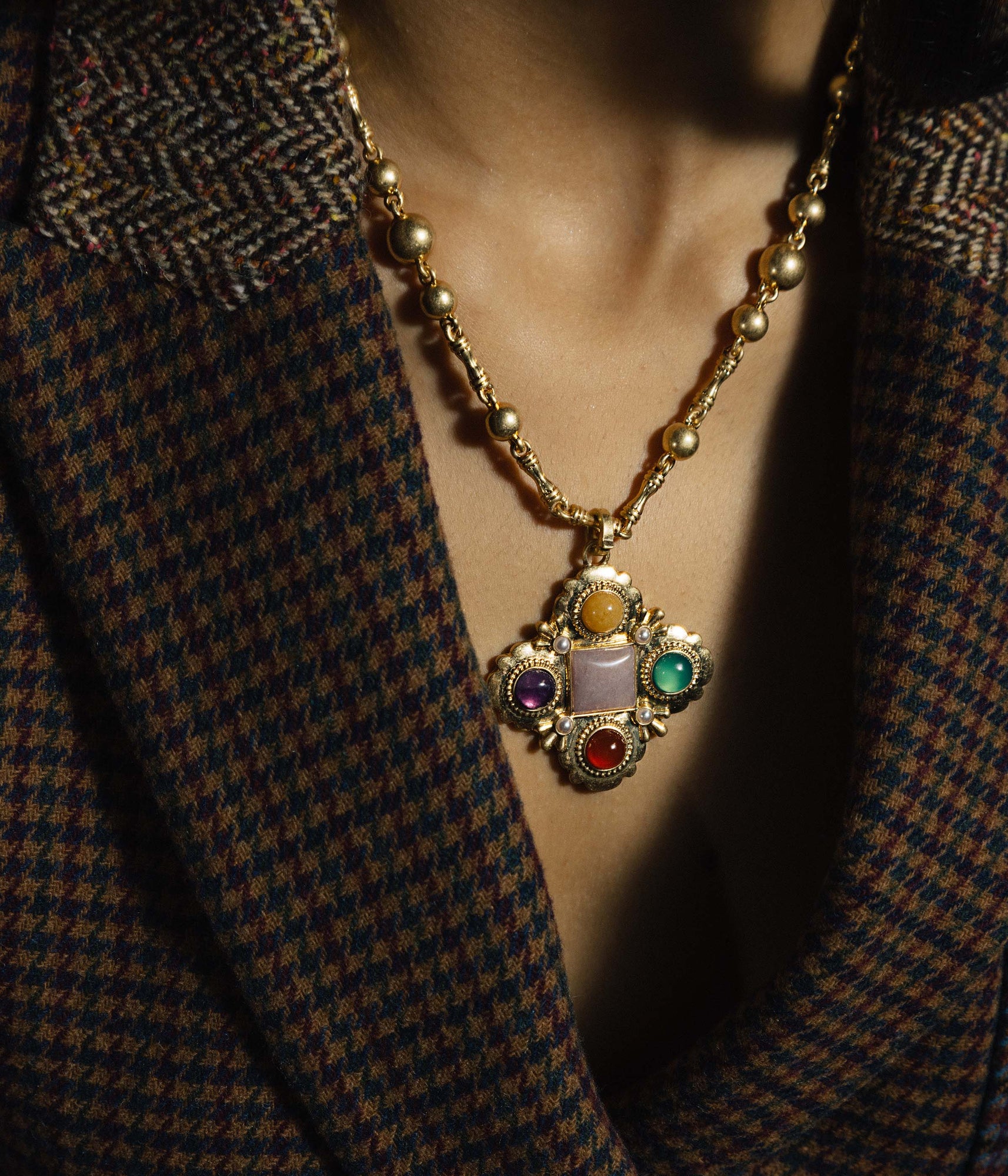 Orlena Pendant Necklace | Multicolor