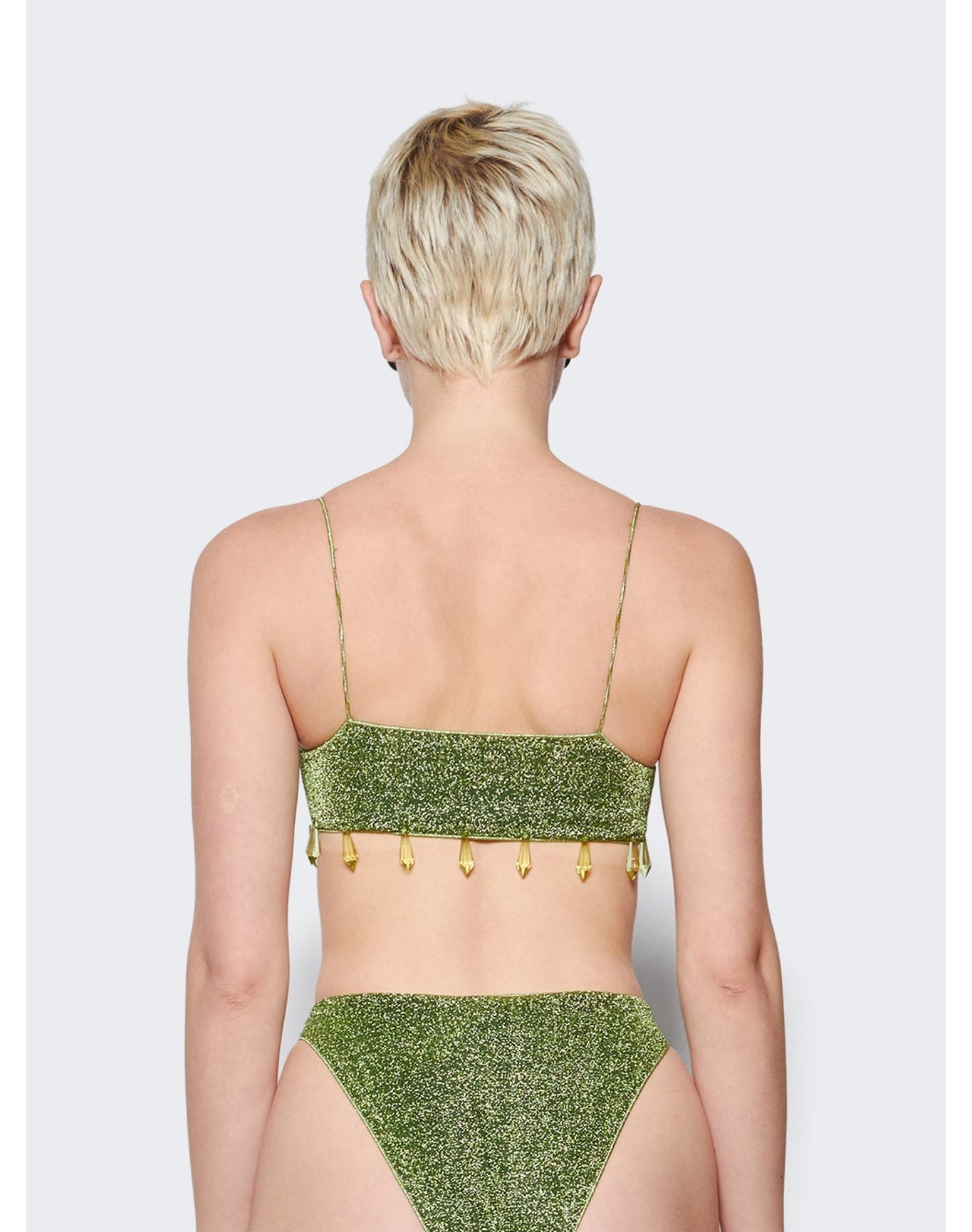Oséree | Women | Lumiere Crystal Two Piece Swim Set | Green