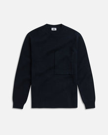 Oversized Knit Pullover | Blue