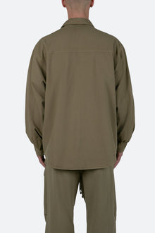 Oversized Utility Shirt | Olive