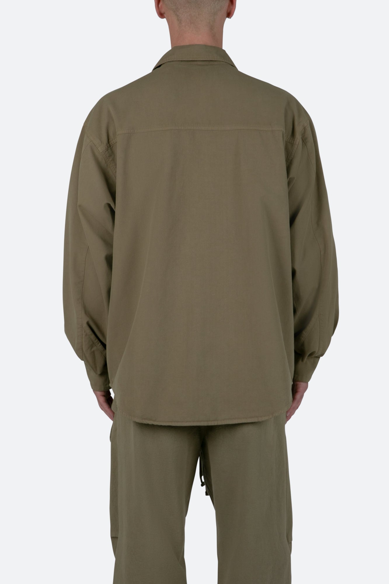Oversized Utility Shirt | Olive