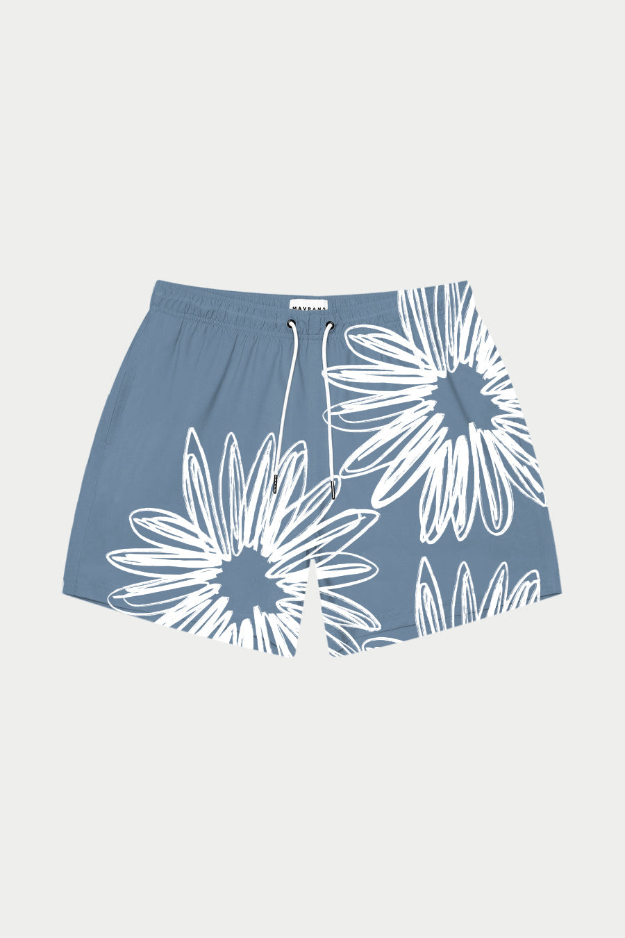 Blue Sunflower Swim Short | Blue