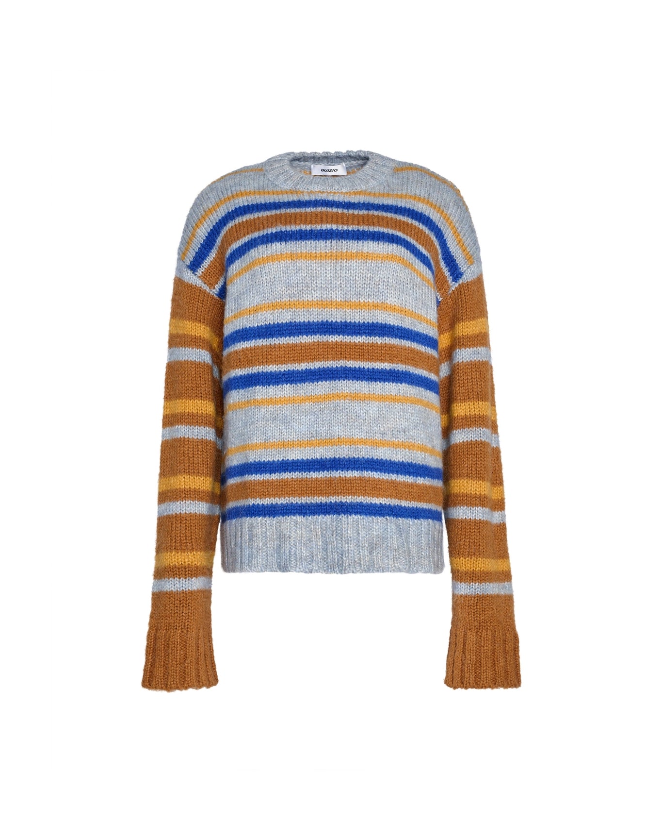 Oversized Crewneck | Blue Multi