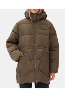 Oversized Tech Puffer Midi Jacket | Kalamata