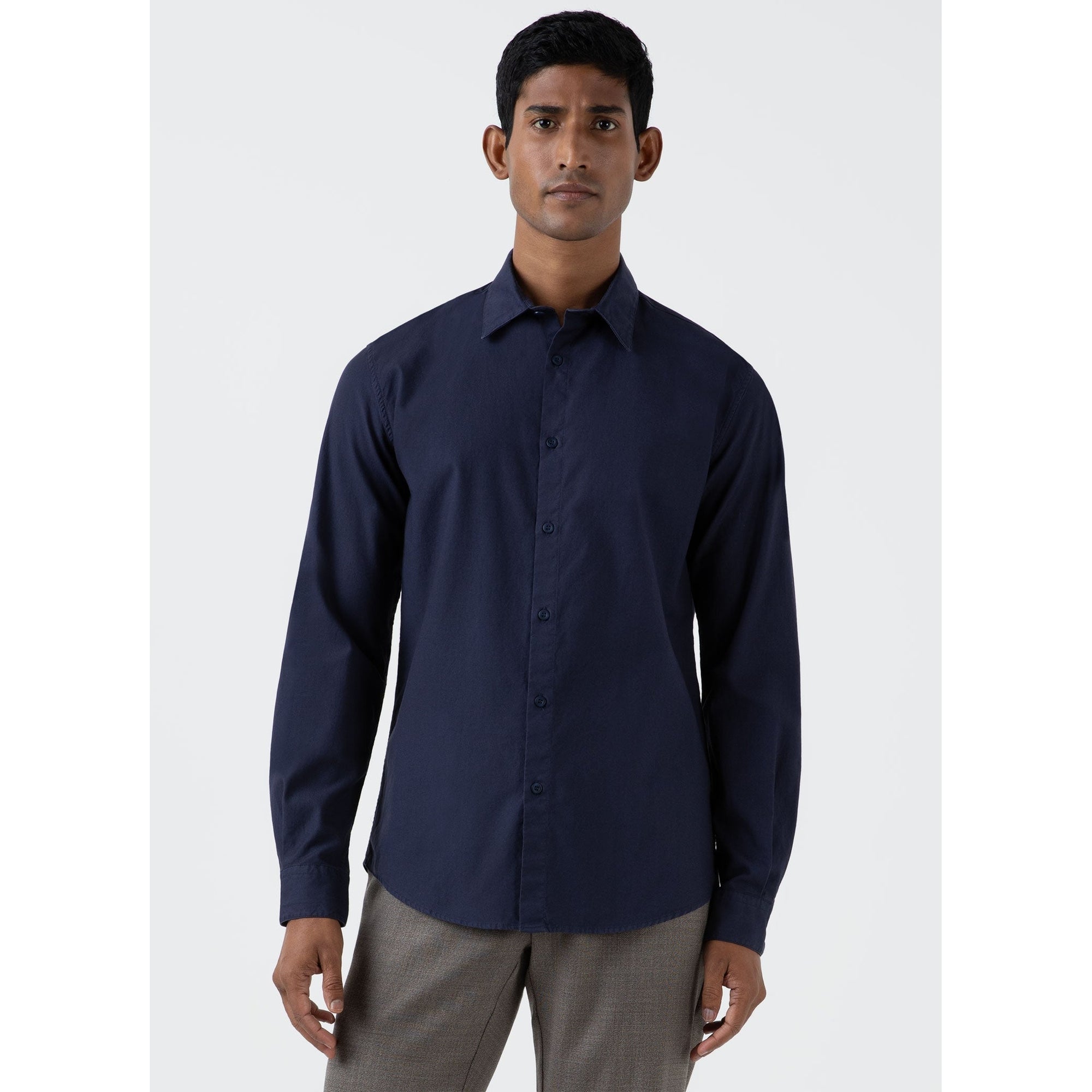 Oxford Shirt | Men | Navy