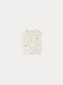Girl | Ticiana Cotton And Cashmere Cardigan | Milk White