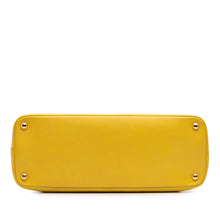 Prada | Pre-Owned Large Saffiano Lux Promenade Satchel | Yellow