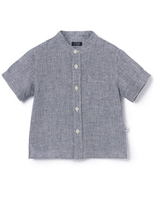 Short Sleeve Linen Blouse | Aviatore