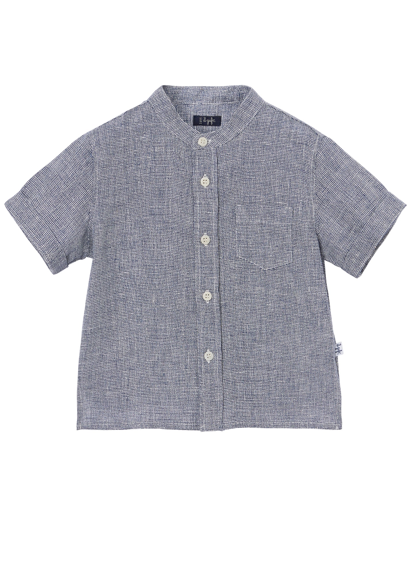 Boys | Short Sleeve Linen Blouse | Aviatore