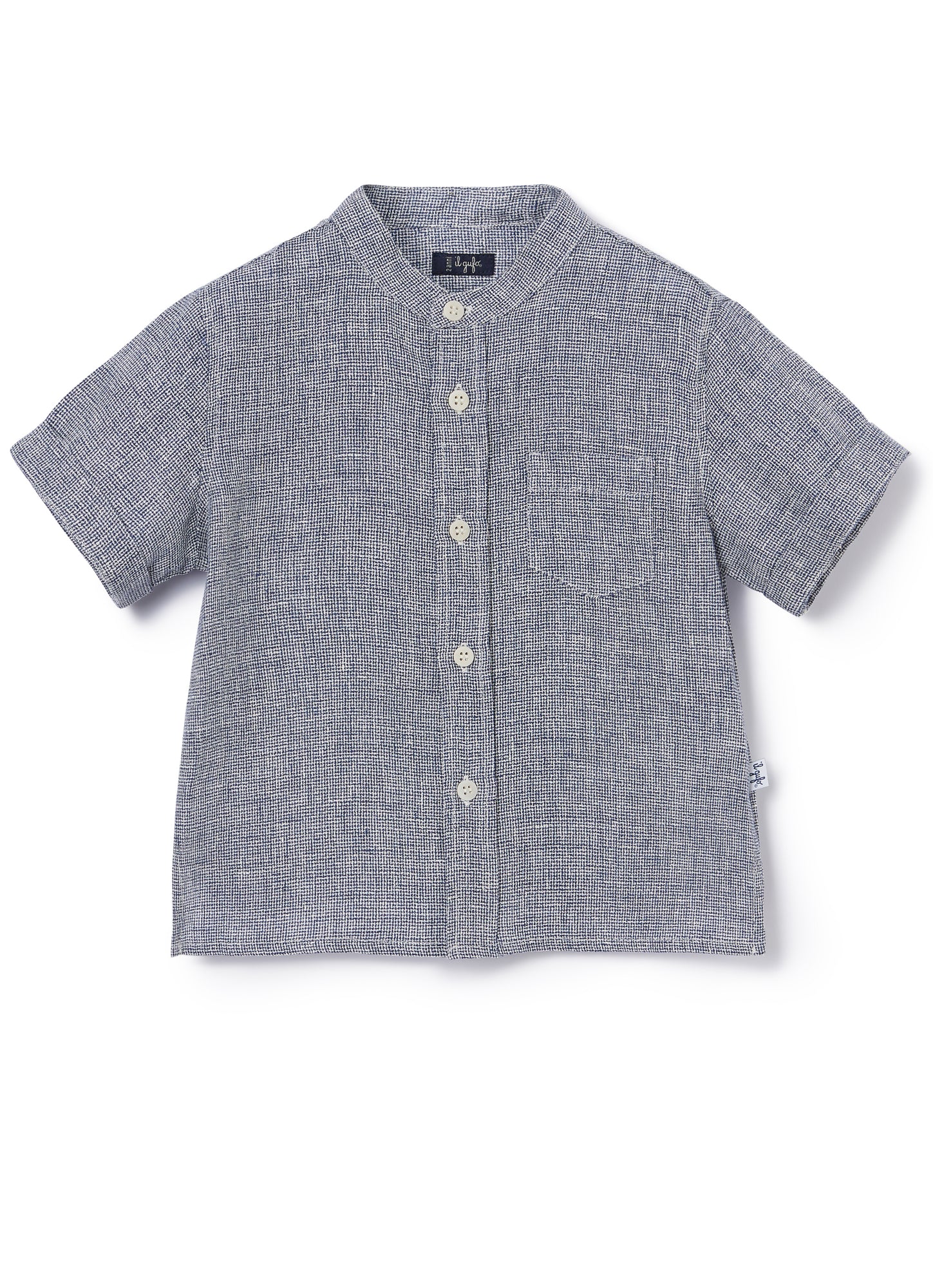 Short Sleeve Linen Blouse | Aviatore