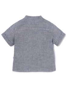 Short Sleeve Linen Blouse | Aviatore