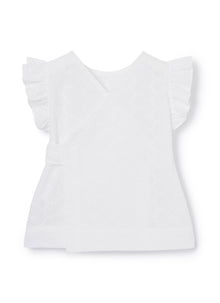 Broderie Anglaise Cotton Top | White