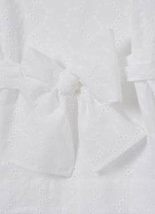 Broderie Anglaise Cotton Top | White