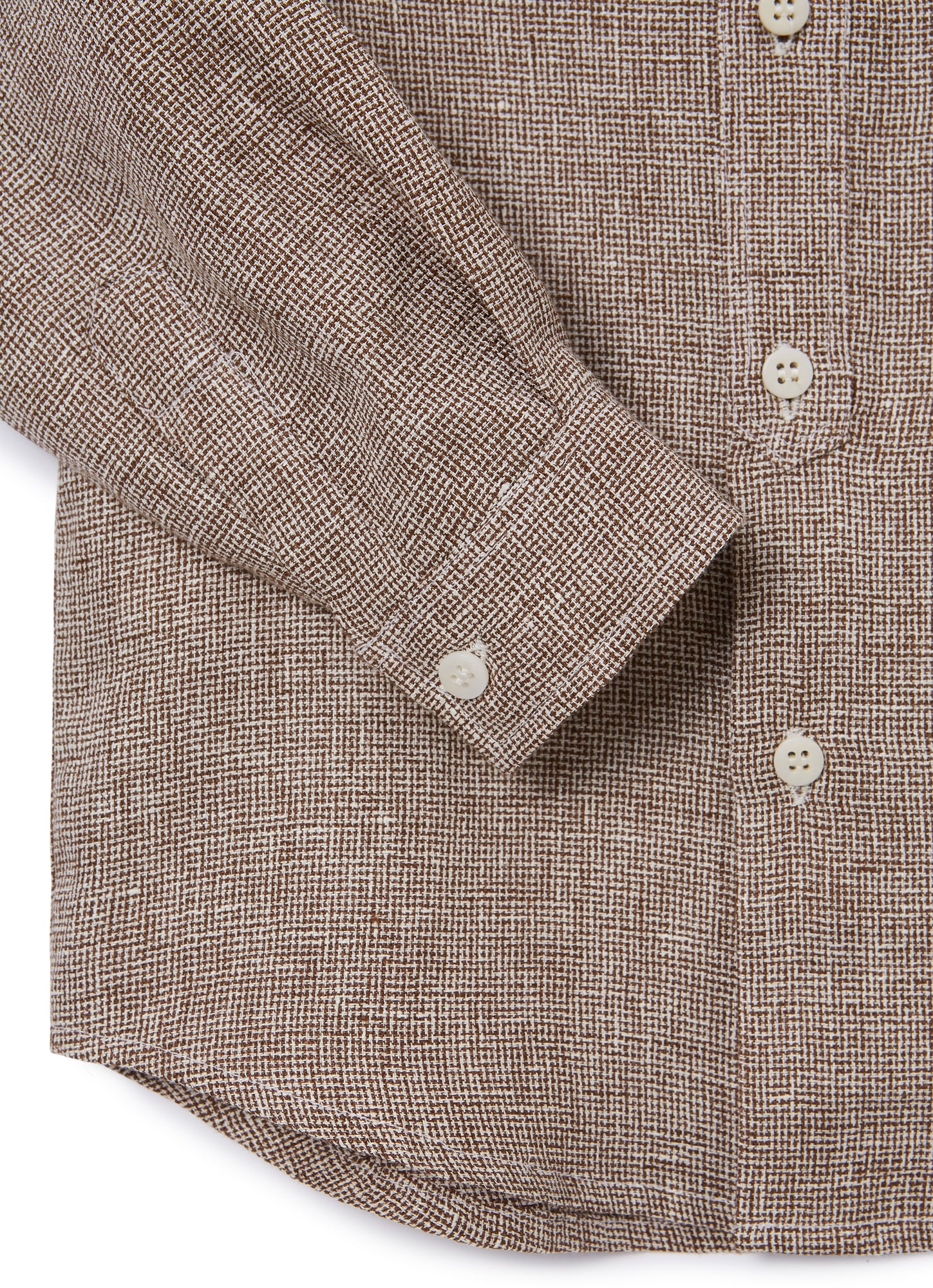 Guru Collar Linen Blouse | Terra
