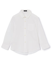 Pique Jersey Blouse | White
